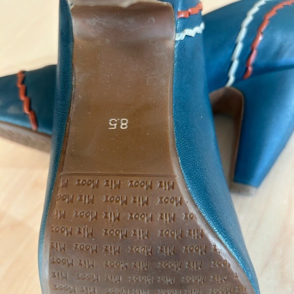 Miz Mooz teal and orange pumps 8.5 great used condition - Picture 7 of 15